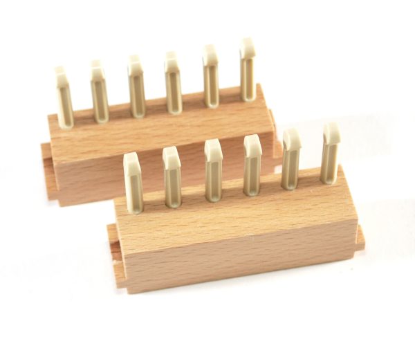 6 Peg Sliders (7/16" gauge) for 28"Loom and 38"Loom