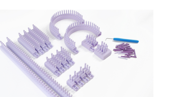 'Adjustable' Multi-Knit Loom + Jumbo Pegs (50 Pack)