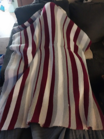 Knit using the Afghan Loom