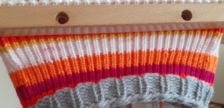 Knit using the All-n-One Loom